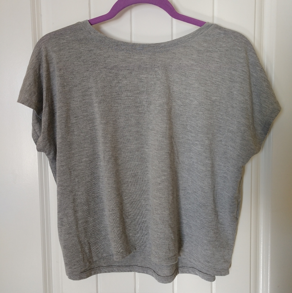 cropped athletic top